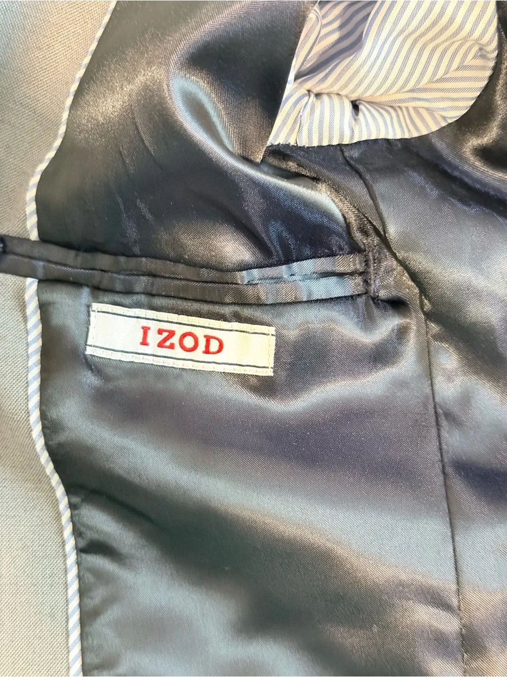 IZOD Boys Gray 2-Piece Suit Size 10 Regular Blazer & Dress Pants